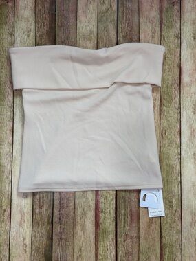 NWT Commense Zipper Detail Strapless Going Out Top